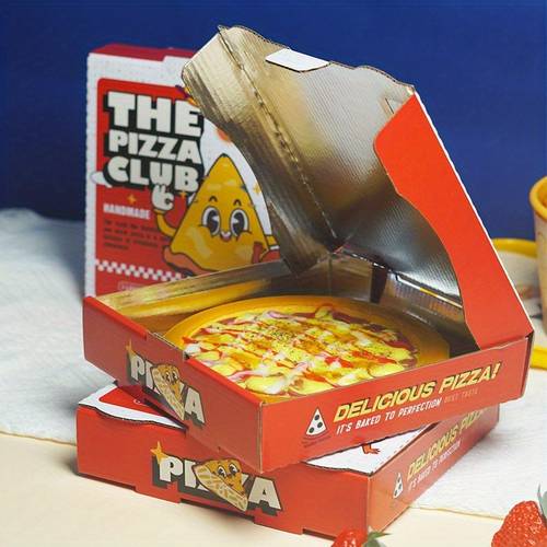 48pcs green mini pizza boxes square turtle design cardboard party favor boxes with lid for pizza pastries miniature takeout boxes for parties catering events decorative turtle shaped containers