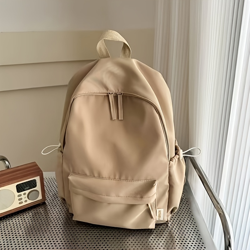 TEMU Mochila elegante y práctica con cierre de cremallera, para el uso diario en