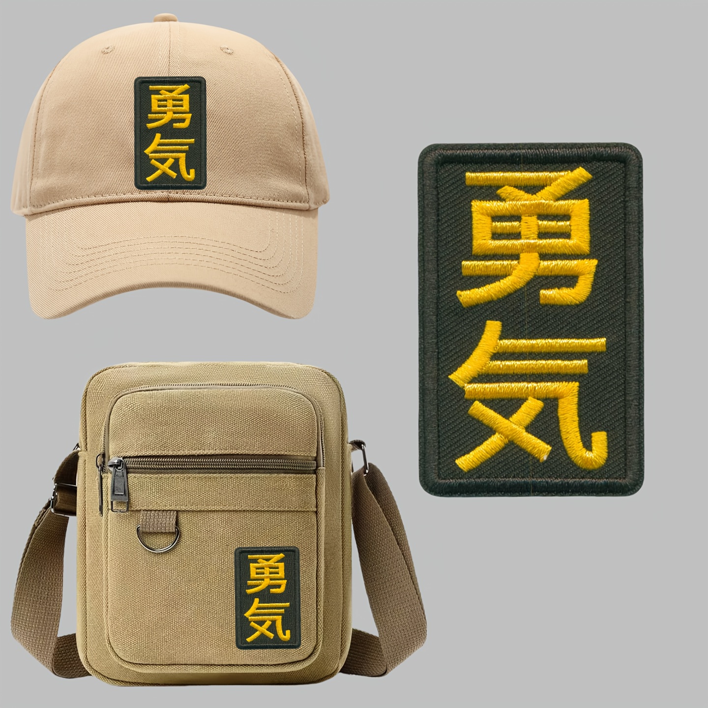1pc japanese inspirational word   embroidery patch applique iron on or sew on suitable for clothing hats backpacks additions durable and colorful decoration