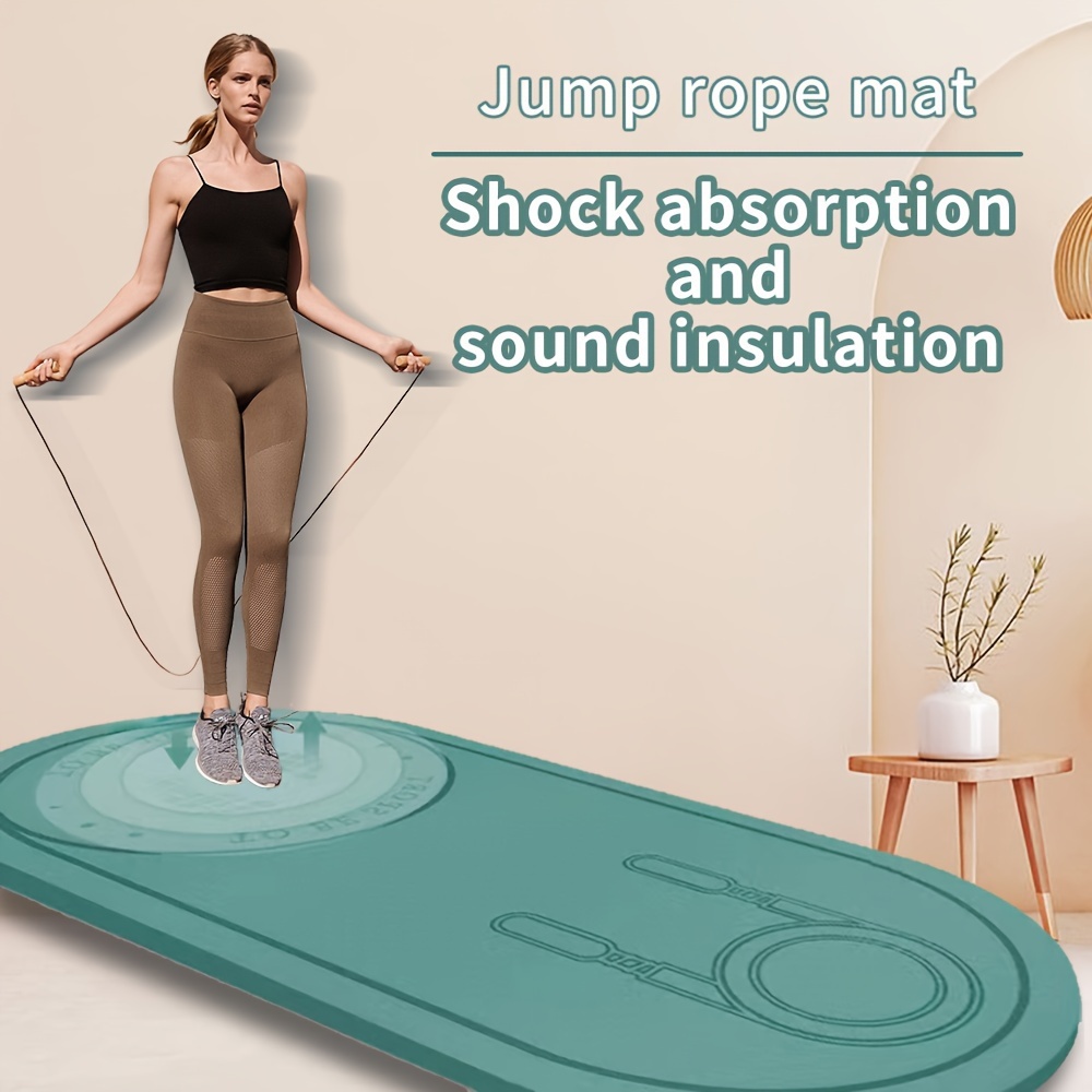 

Double-sided Anti-slip Jump Rope Mat: Absorption And Sound Insulation For Home Gym, Fitness, Yoga, And Weight Loss