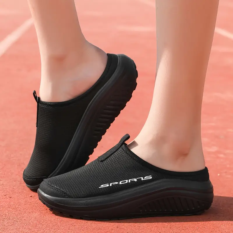 low top breathable mesh slip on sneakers   casual sports shoes eva sole comfortable fabric insole solid color durable slipresistant for male female universal details 2