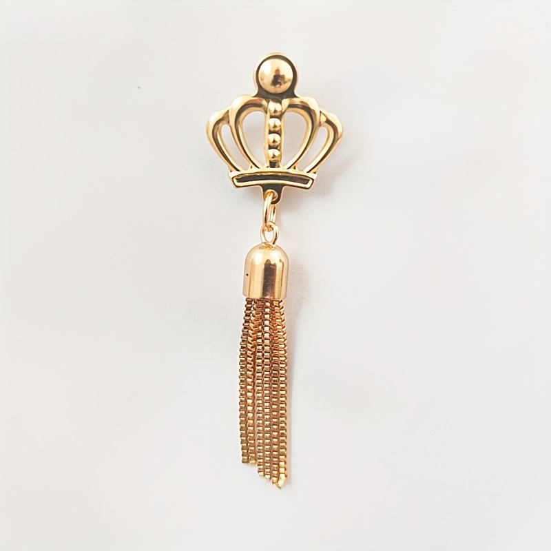 1pc Elegant Tassel Decorative - Intricate Design For Diy Woven Bags, Luggage, Clothing, Home Textiles & Outdoor Gear - Versatile Accessory With Metallic Finish