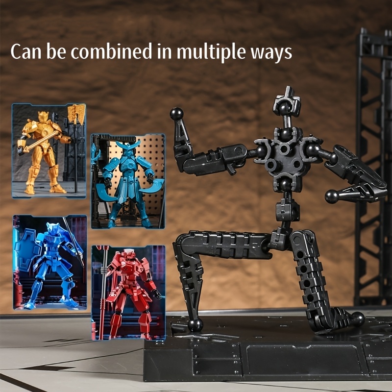 多关节可动人偶diy拼装模型摆件益智潮流玩具- toys & games - temu
