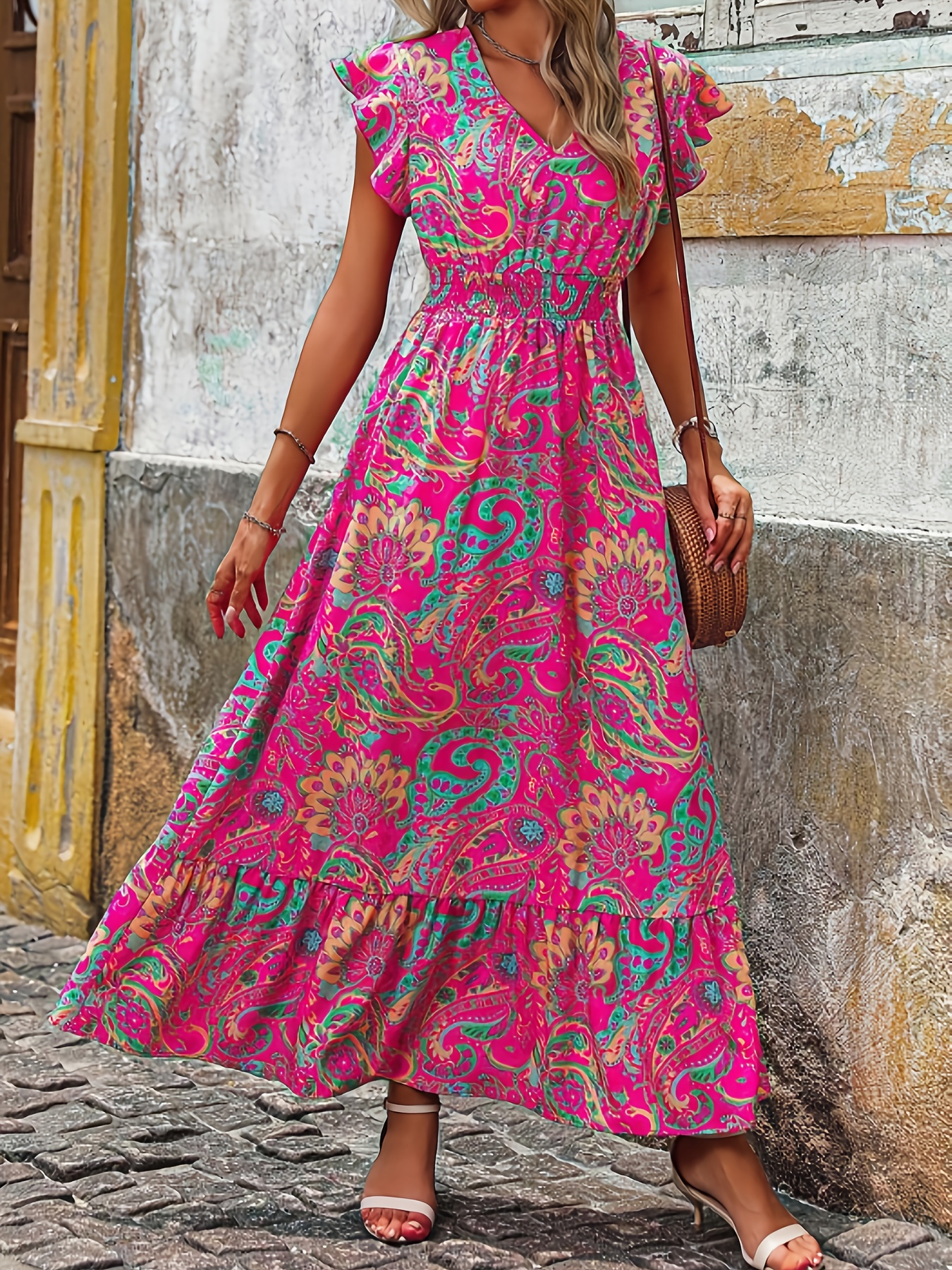 ドレス Original paisley pattern dress Azalia Paisley Maxi Dress | Phase Eight UK |