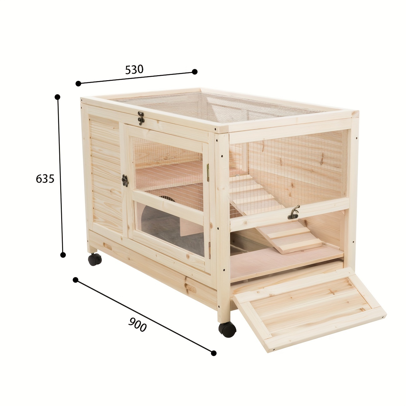 rabbit hutch pet house for small animals 35 4 guinea pig house rabbit cage with run bunny house indoor outdoor