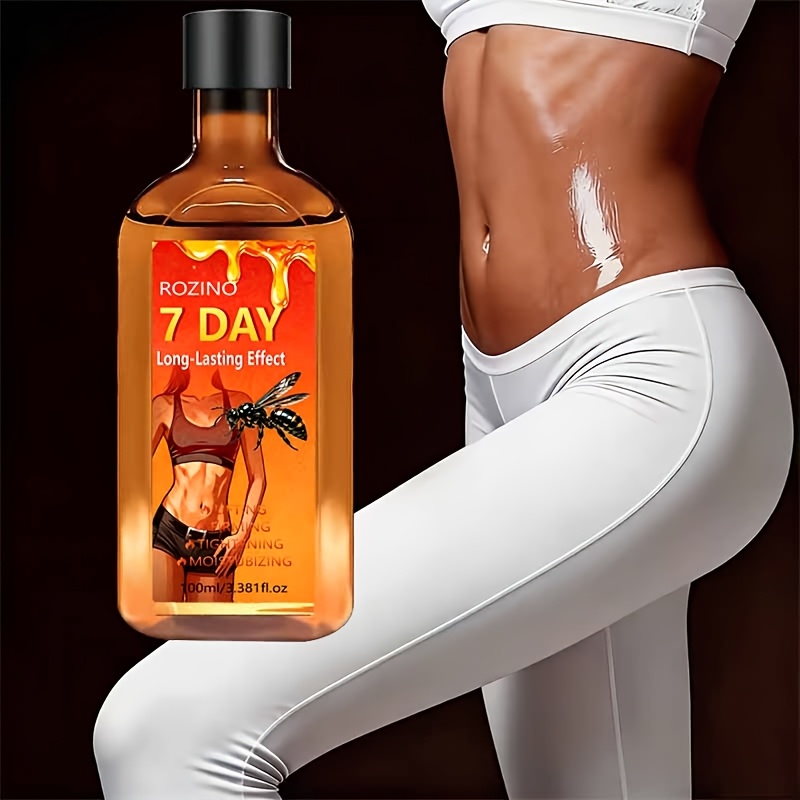 7-Day Abdominal Instant Tightening Oil, Instant Lifting And Firming, Tummy Reduction, Natural Ingredients, Low Sensitivity And Hydration, Solving Body Skin Laxity, Dryness, Wrinkles And More, Suitable for Arms, Abdomen, Buttocks