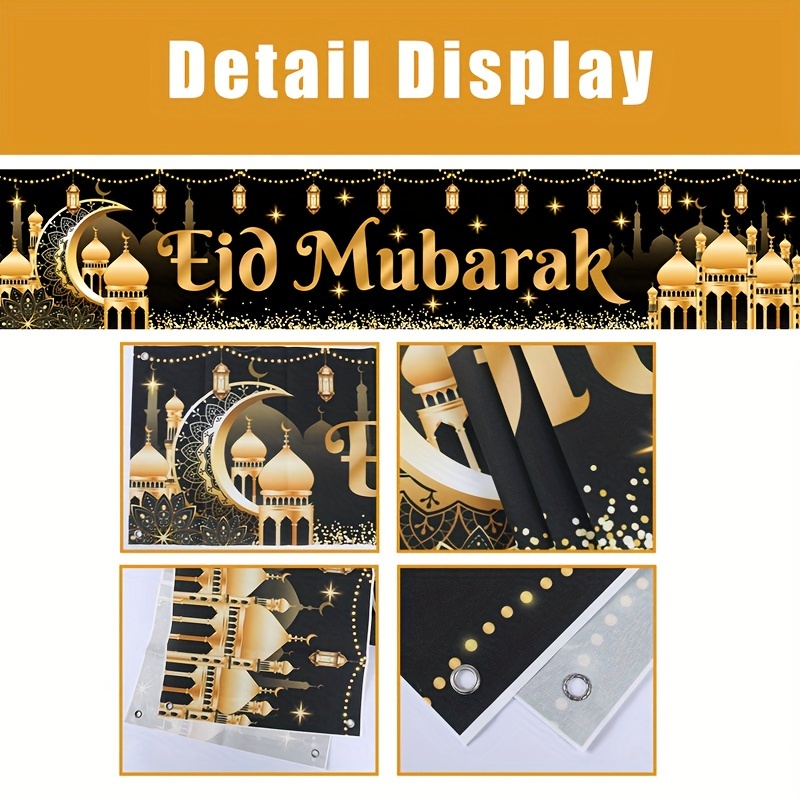 Décorations Du Ramadan Mubarak, Ballon De L'Aïd Mubarak, Confettis