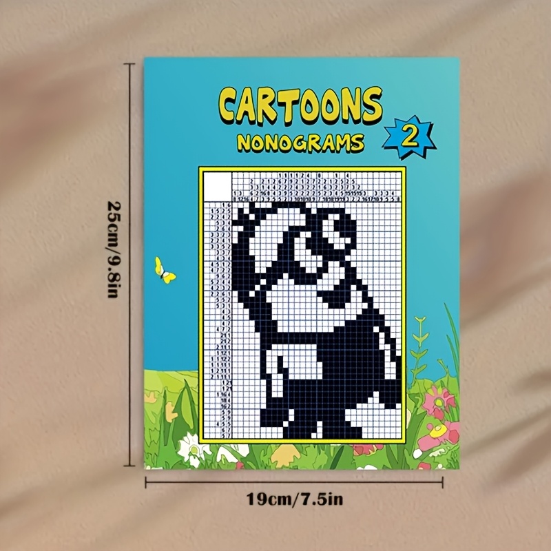 Image of Nonograms: Cartoons (volume 2) For Lovers Of Japanese Puzzles: This Book Contains New 22 Nonograms Presenting Characters From Classic And Modern Cartoons.