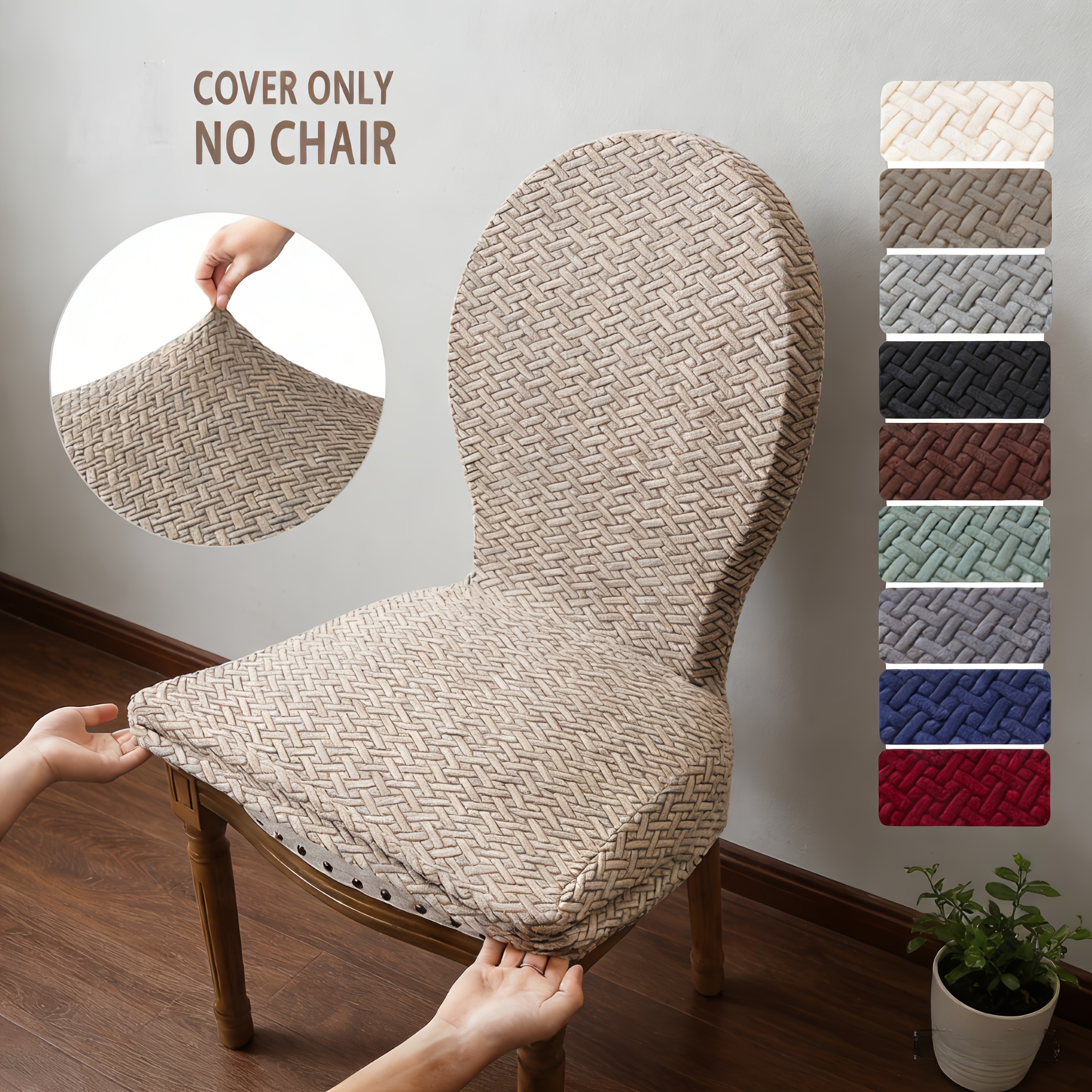 round dining chair covers sold on Temu United States