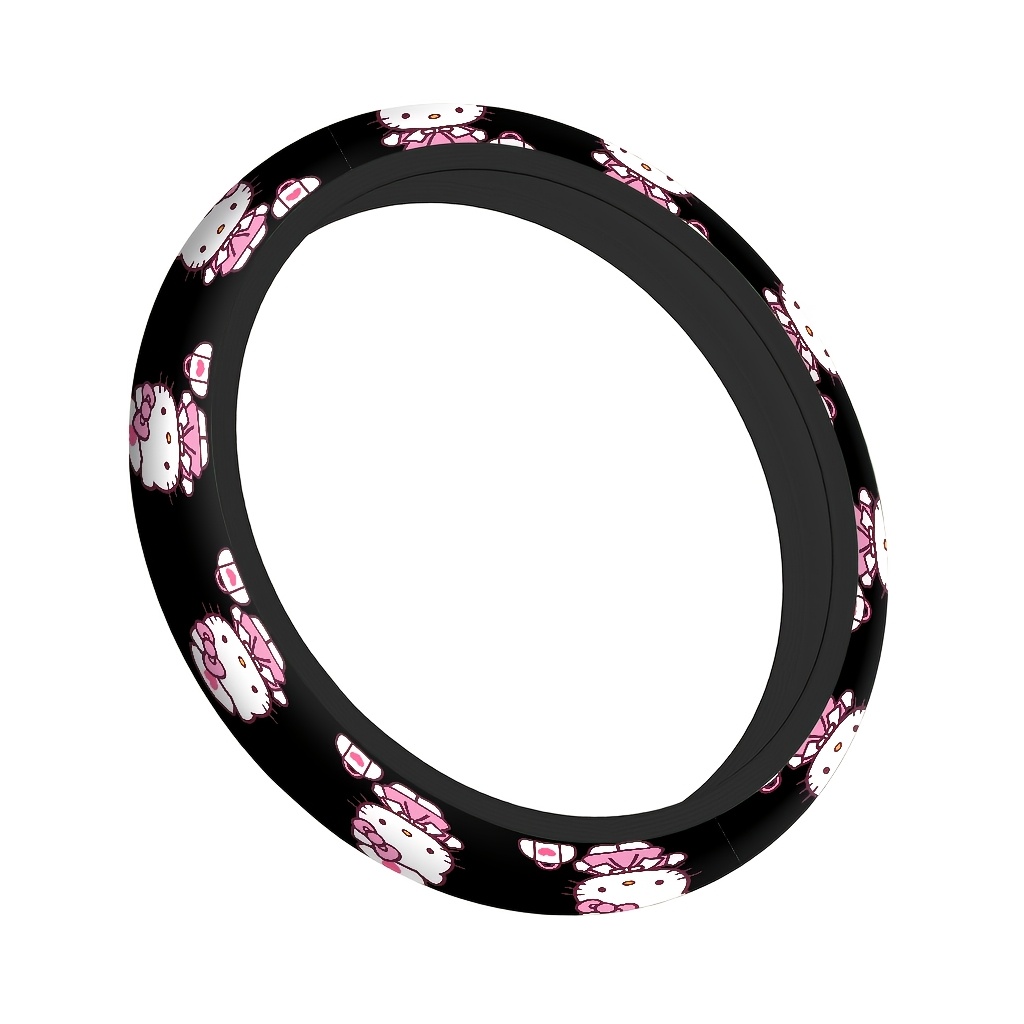 1pc steering wheel cover compatible for wheel with design durable grip cover suitable for most vehicles car interior for Product details 7