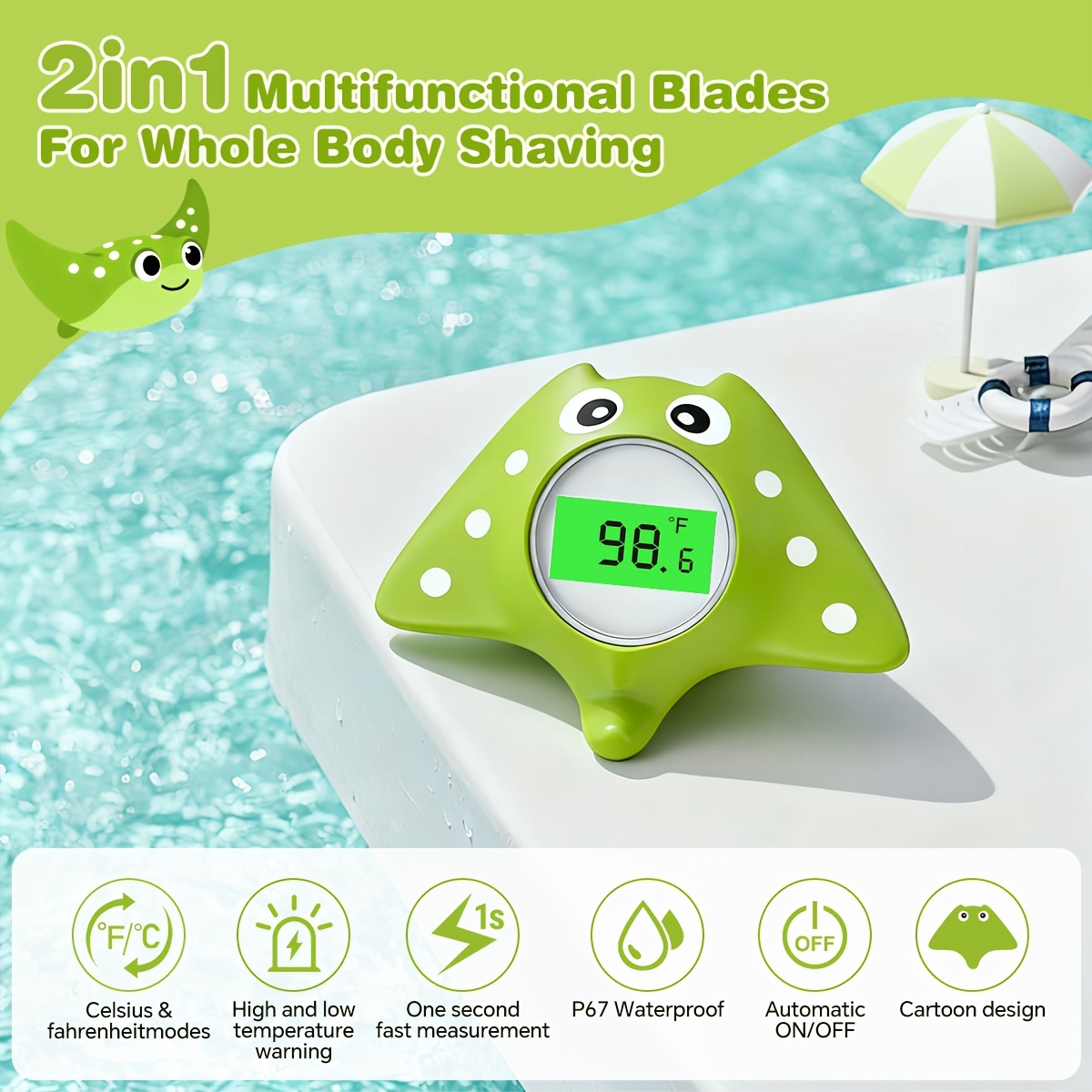 Baby bath thermometer product view