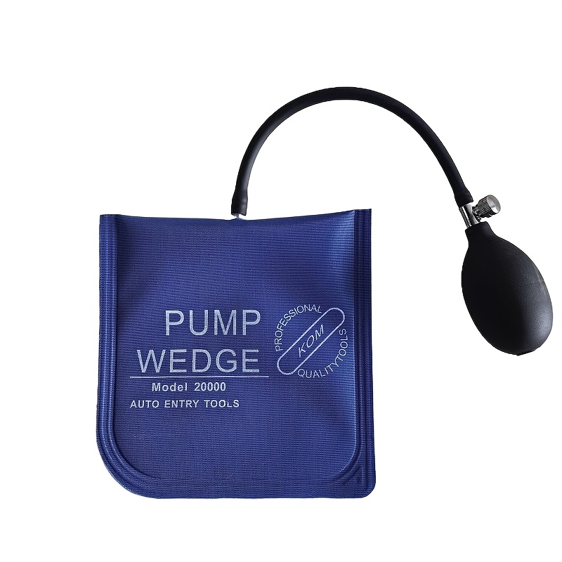TEMU Cuñas de bomba de aire, bolsa de aire inflable para puertas y ventanas de coche, herramienta de reparación de alineación de instalación potente,