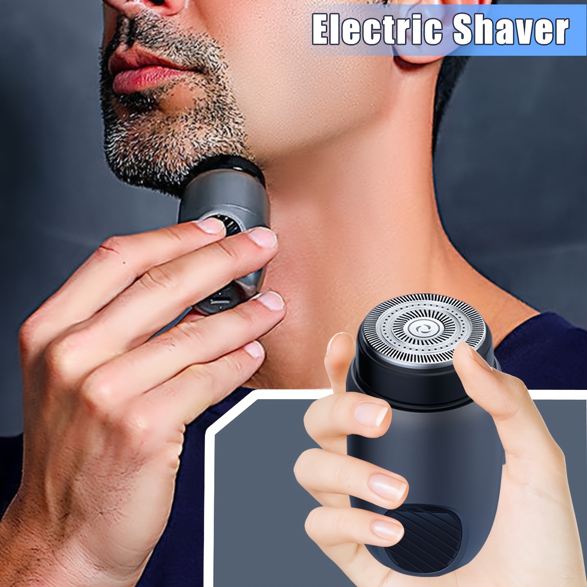 

Shaver, Mini Portable Shaver, Pocket Size Electric Shaver, Usb Charging Electric For Men And Women, Mini Shaver, Suitable For Travel, Home And Gift - Christmas Gifts!