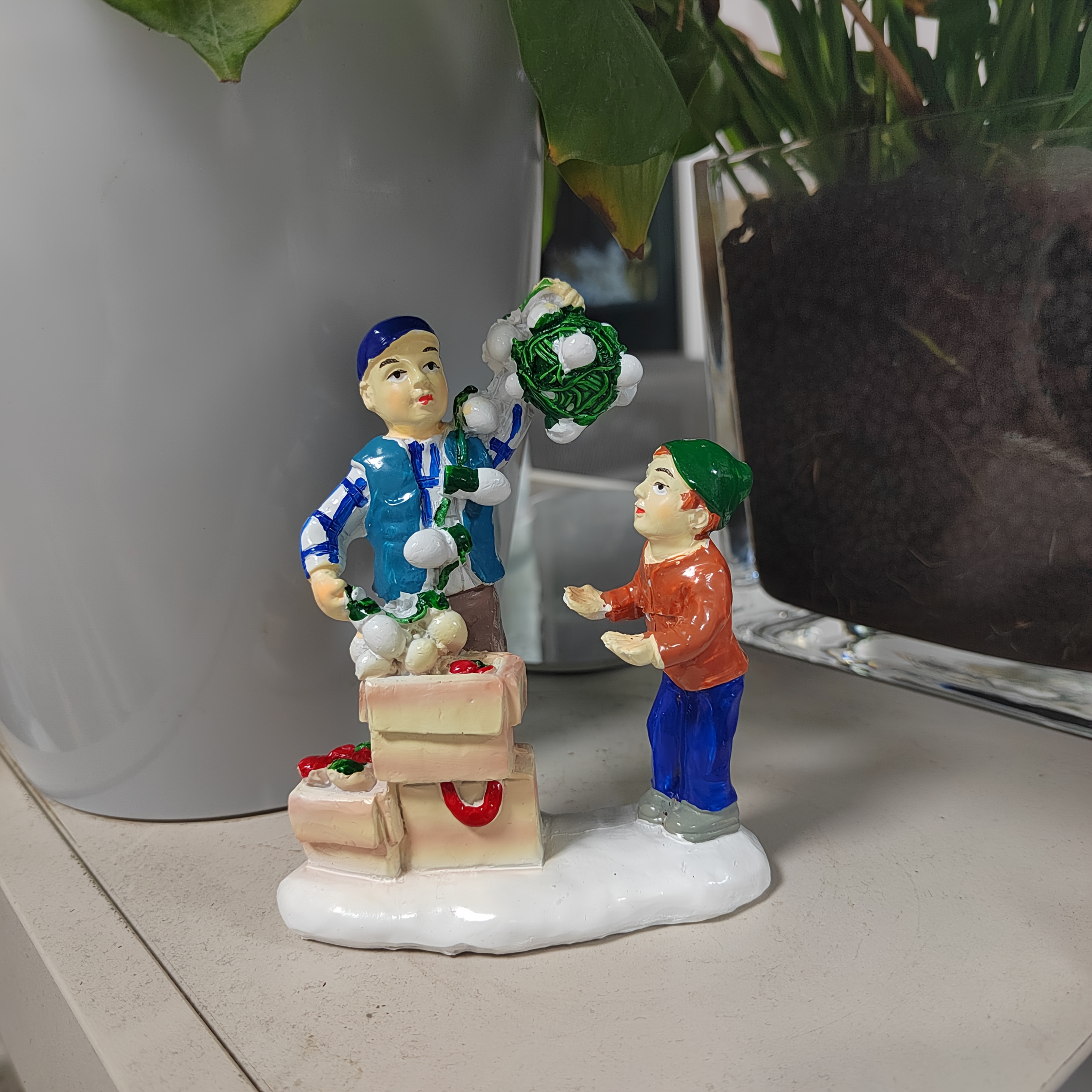 TEMU Resin Snowman Figurine - Classic Christmas Decor For Home & Garden, Holiday Display For Christmas,halloween Decorations,fall Home Decor