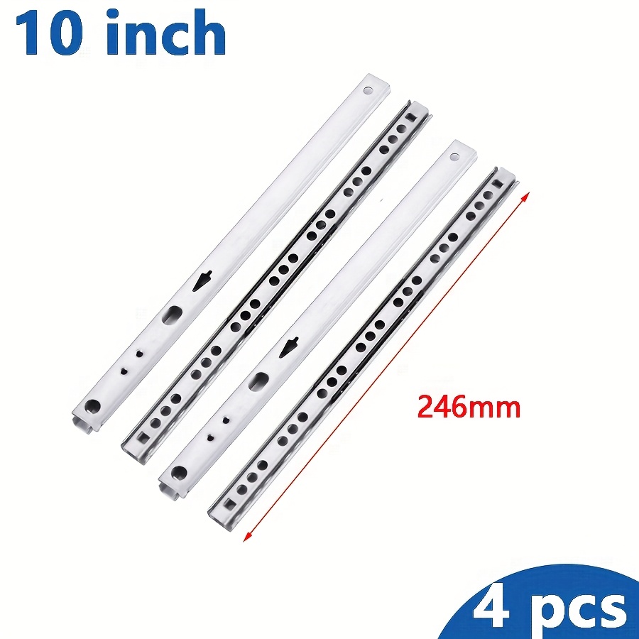 item picture 4pcs two section double   slide rails 17mm width thickened drawer slides office mini drawer rails cabinet wardrobe drawer slides furniture cabinet window slides double   drawer slides essential hardware for furniture upgrades
