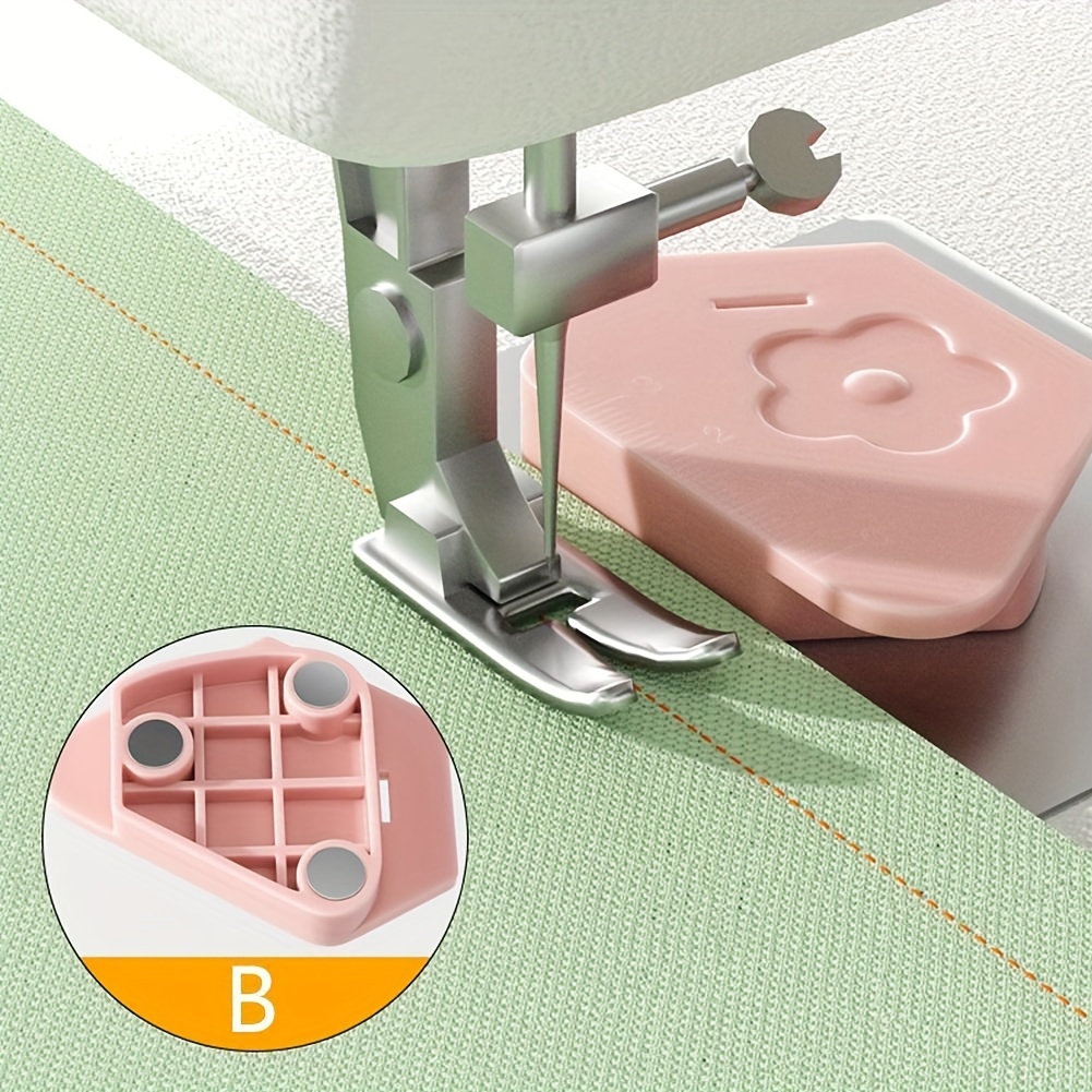 1pc Of Magnetic Seam Guide For Sewing Machines, Polygonal Seam Guide