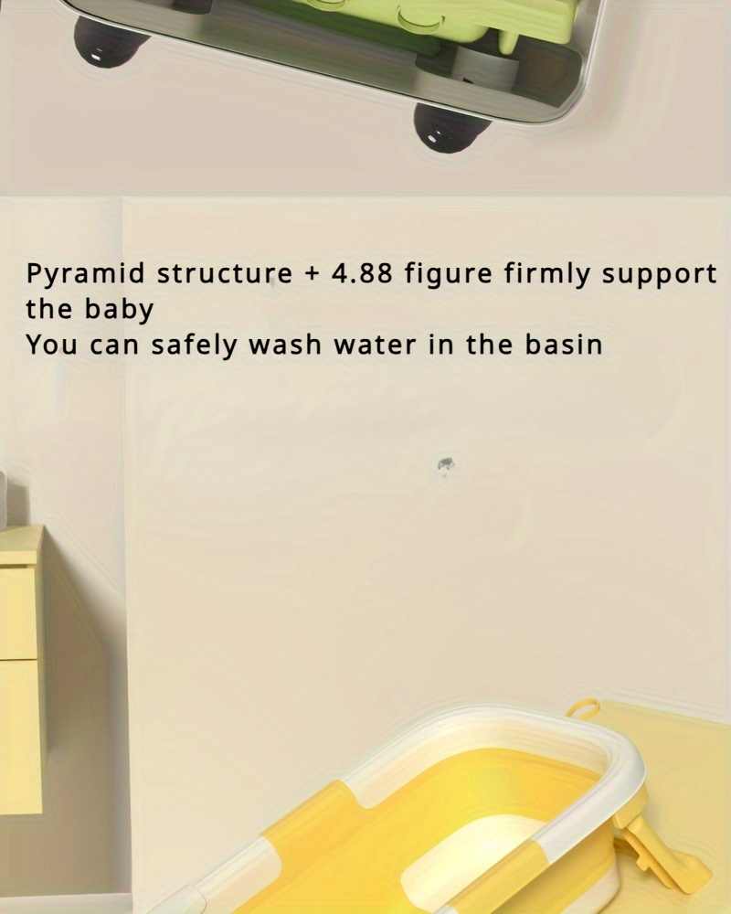 1pc folding bathtub household large bathtub basic bathtub temperature sensing bathtub details 4