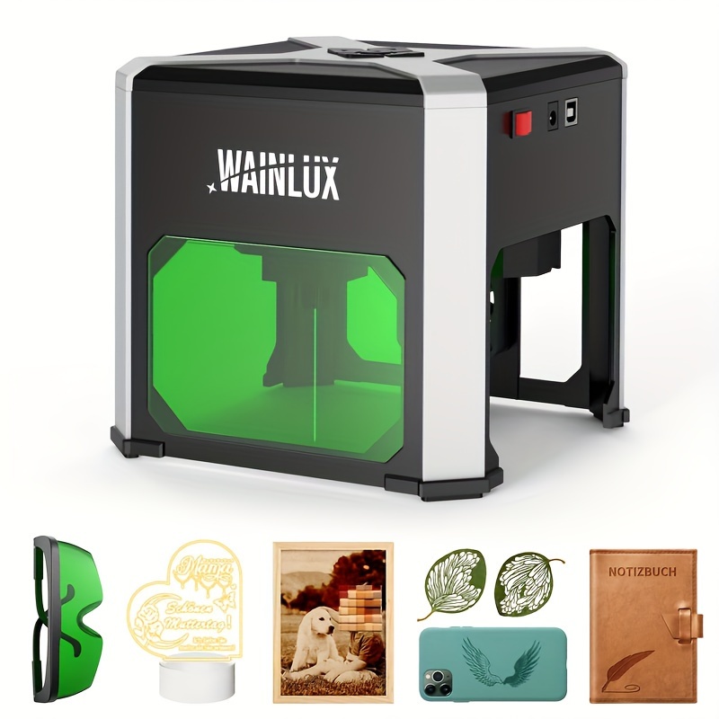 

Wainlux K6 Laser Engraver Mark Printer Woodworking Machines Plastic 3w Mini Laser Engraving Marking Machine