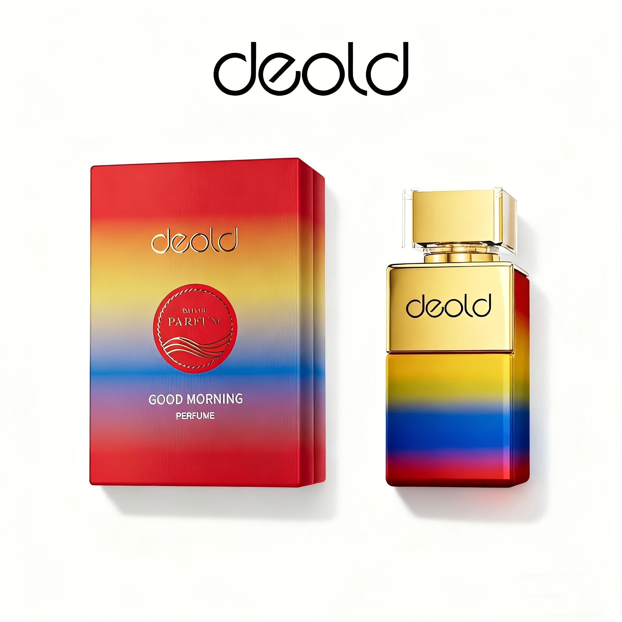 Image of Rainbow Morning Women's Perfume. It Features Orange , , Musk, And Notes As Fragrance. Suitable For Dates, Parties, And Other Occasions, A Vibrant For Holiday Gifting
