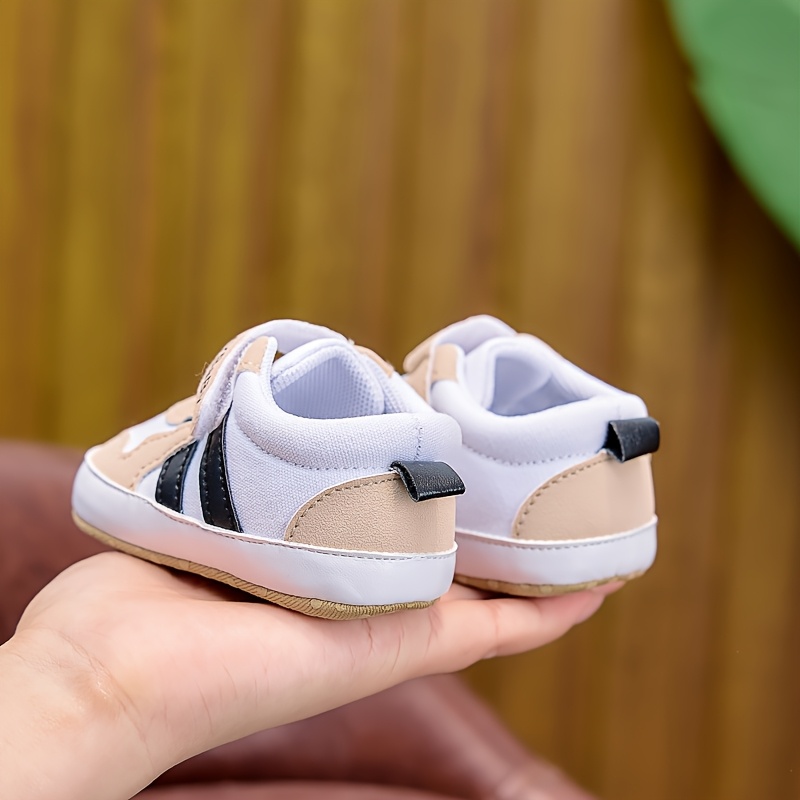 Baby Boy and Girl Casual Sports Shoes | Comfortable and Soft, Suitable for 0-1 Year, Fastener, Fabric Upper and Sole, Perfect for Daily Wear