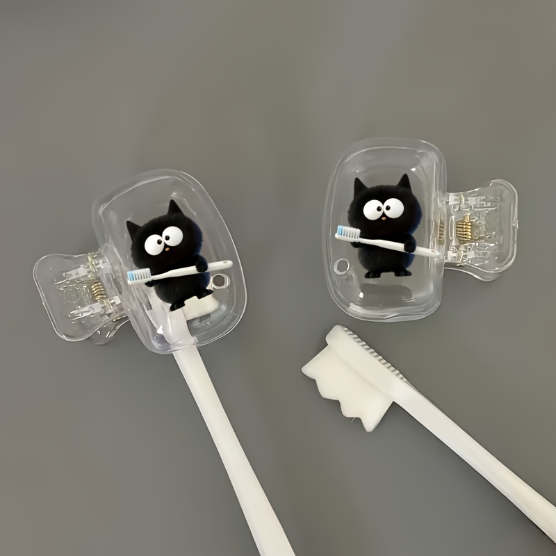 2pcs 2D Flat Toothbrush Set with Storage Box
