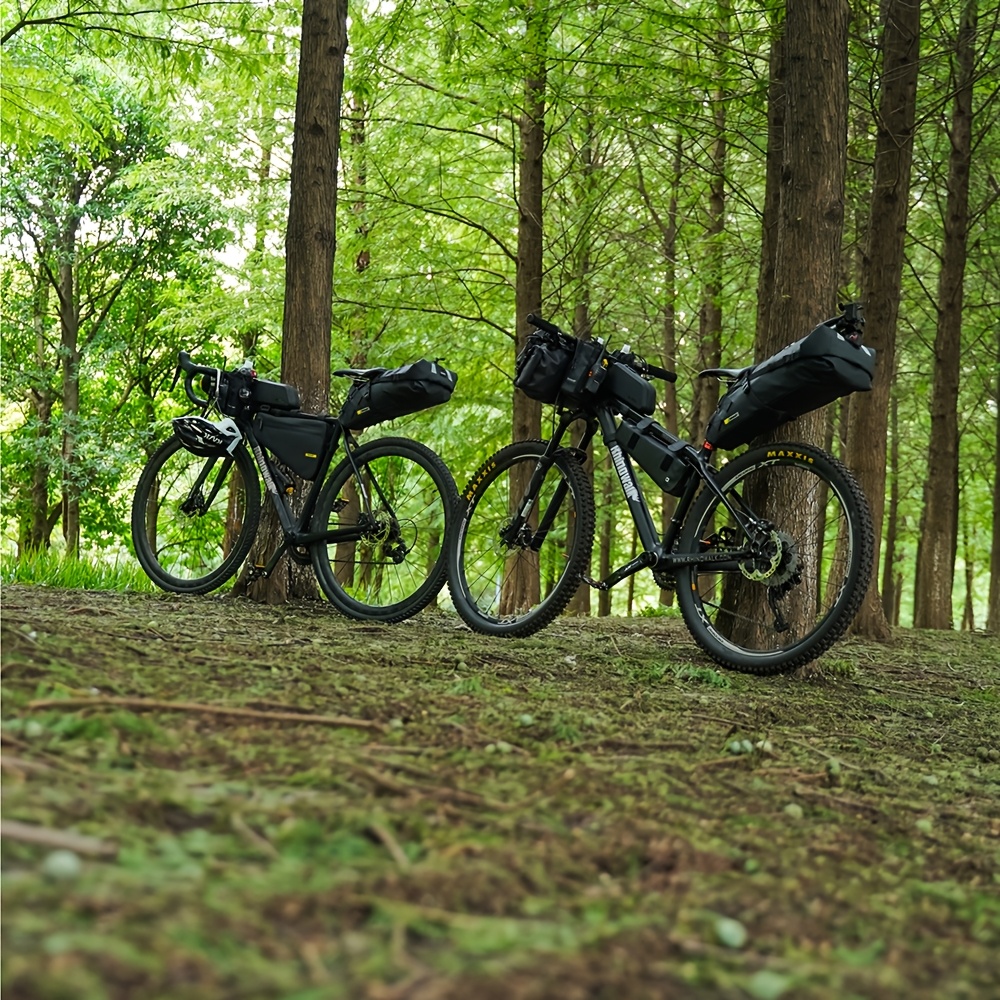 Dilwe sac de siège Sacoche de selle arrière pour moto avec housse de