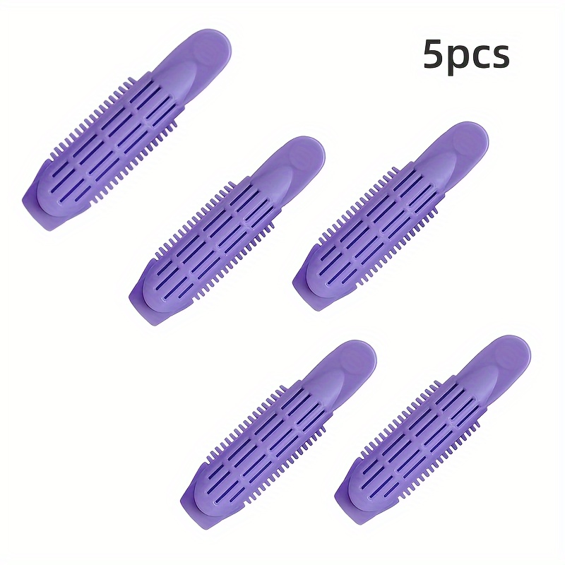 E-shop 5er-Pack Flauschige Haarspange, Luft Pony Fixierung, Locken Haarspange, Tragbare und einfach zu bedienende Lazy Curl Flauschige Spange, Mädchen