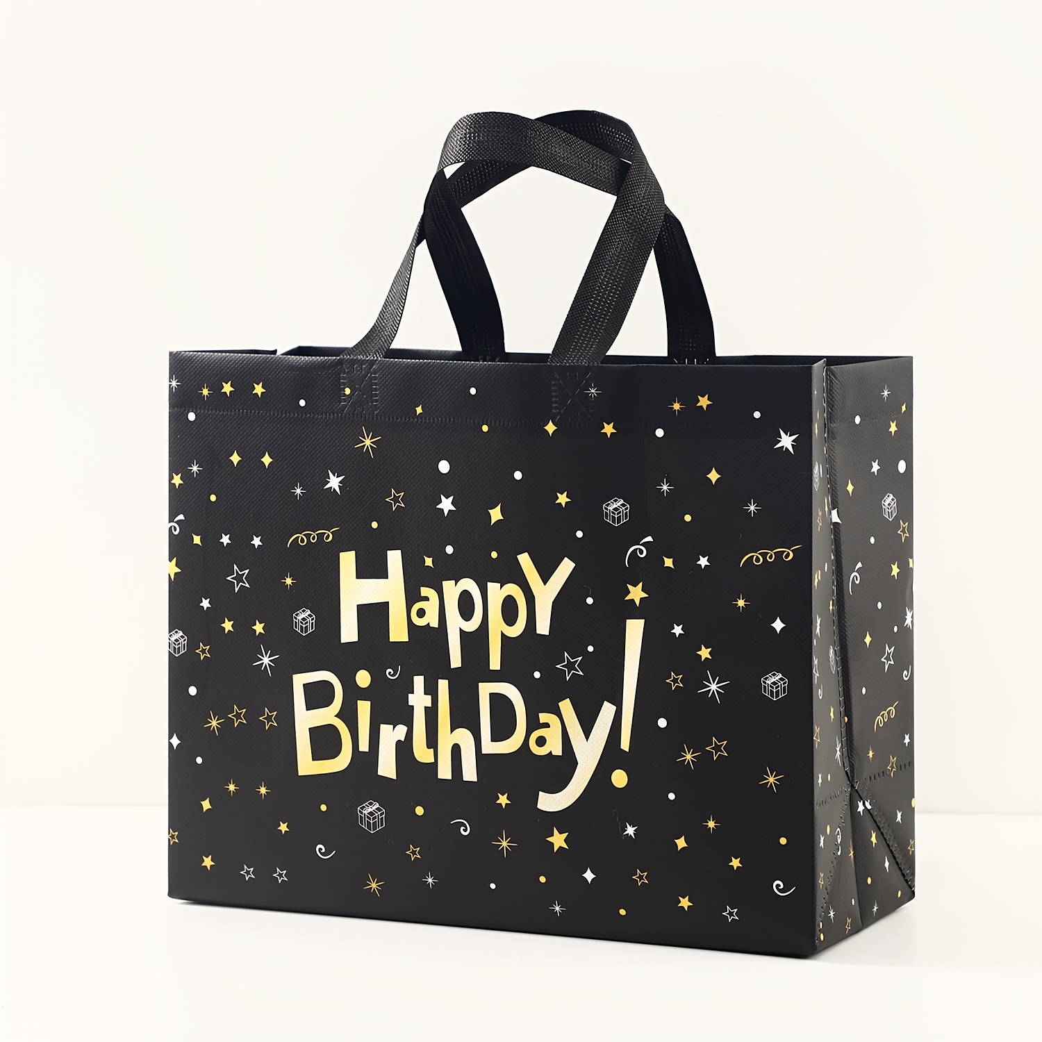 Image of Reusable Fabric Birthday Gift Bag With Handles, Weddings, Parties & Birthdays - Ideal For Women And Girls, 1pc, Gift Bags, , Christmas, Halloween