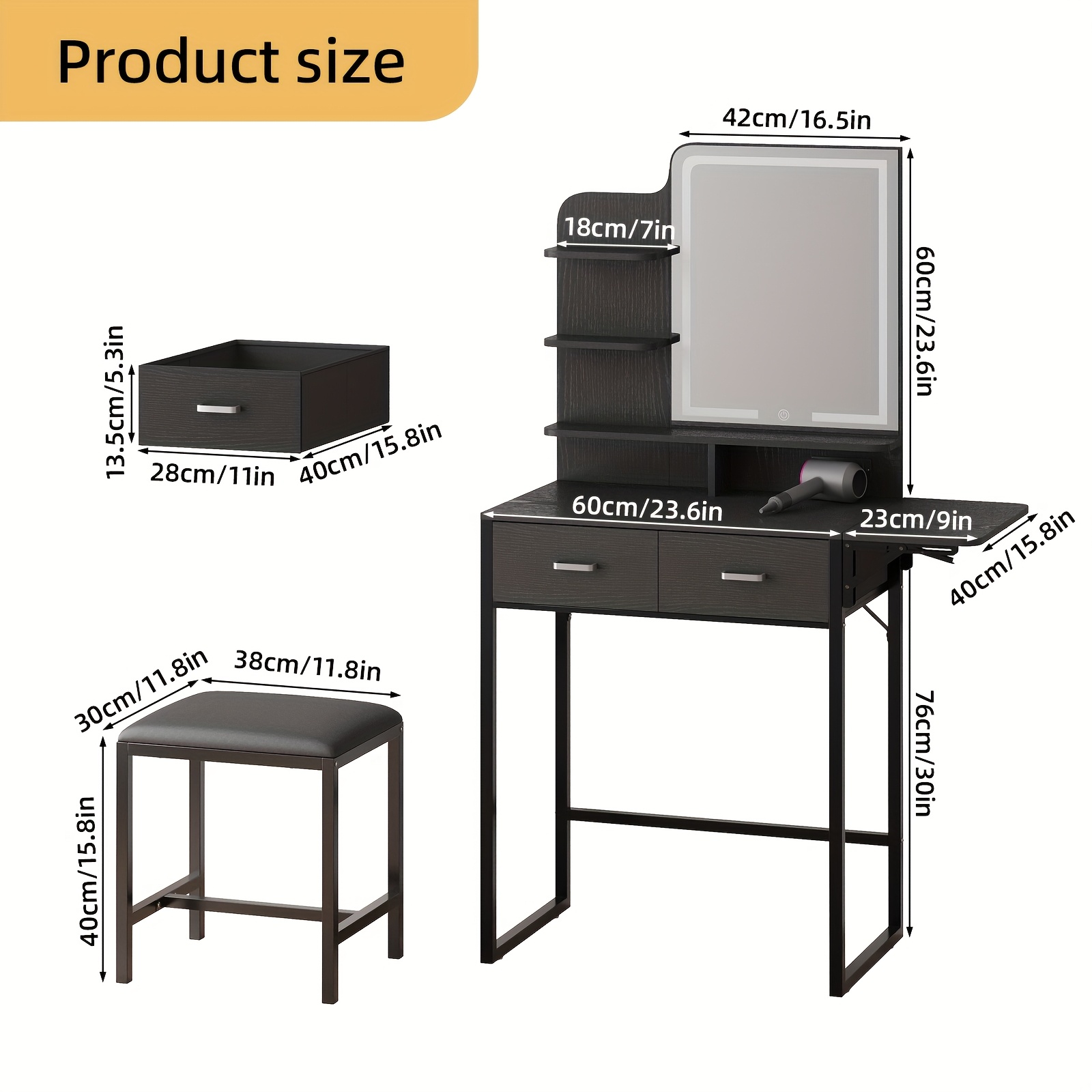 vanity desk lights heavy duty makeup vanity - Temu