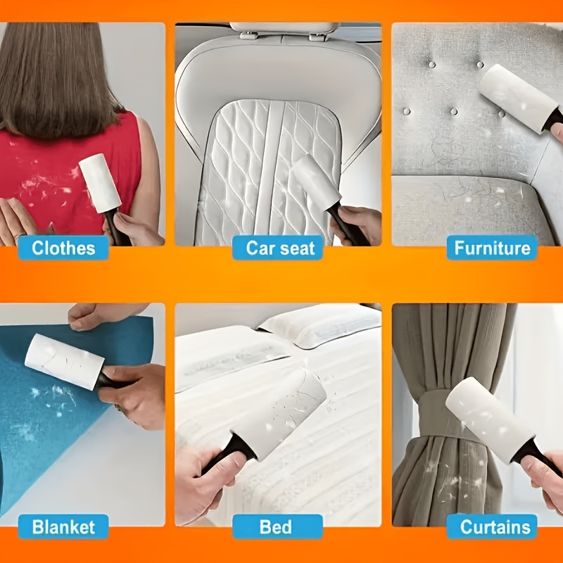 heavy duty fluff roller set roller with sheets to enhance   of clothes carpets sofas suitable for pet owners busy families and laundry care essential for   and quick surface cleaning Product details 8