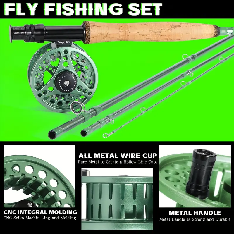 automatic fly rod reel line OCR Bighorn Semi-Automatic Prepreg rod material sourced from Korea Choosing A Fly Rod, Reel,