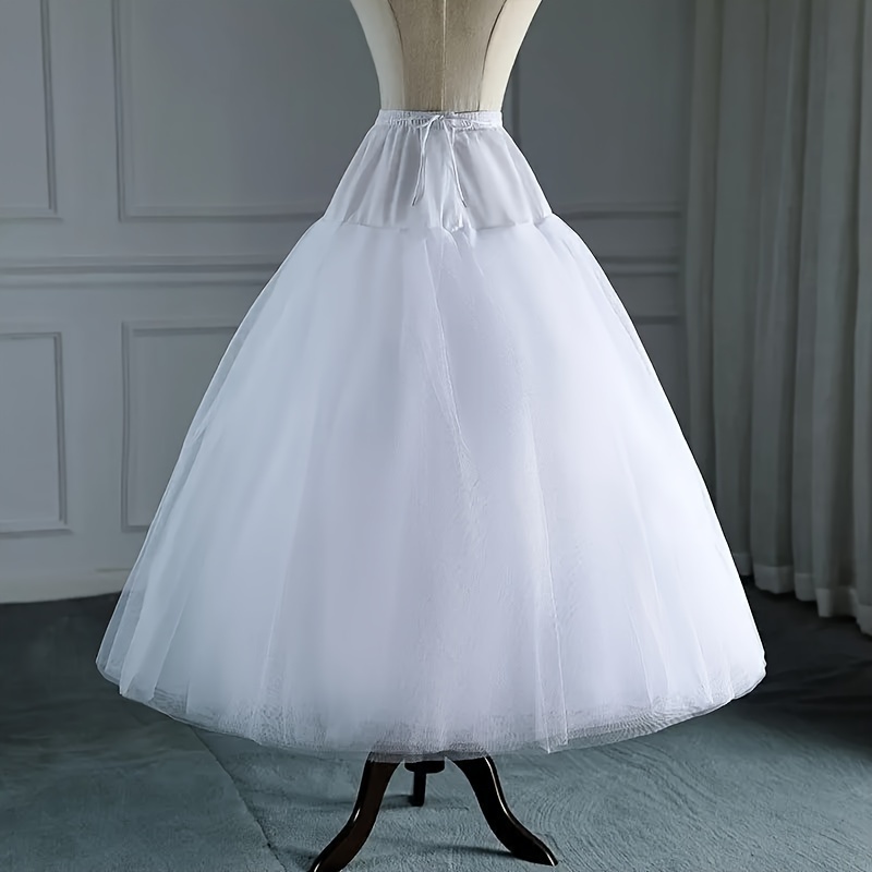

Jupon de mariée en tulle à 6 couches, taille ajustable extra volumineuse pour robe de mariée, soutien sans baleine à la mode pour spectacles et robes de bal