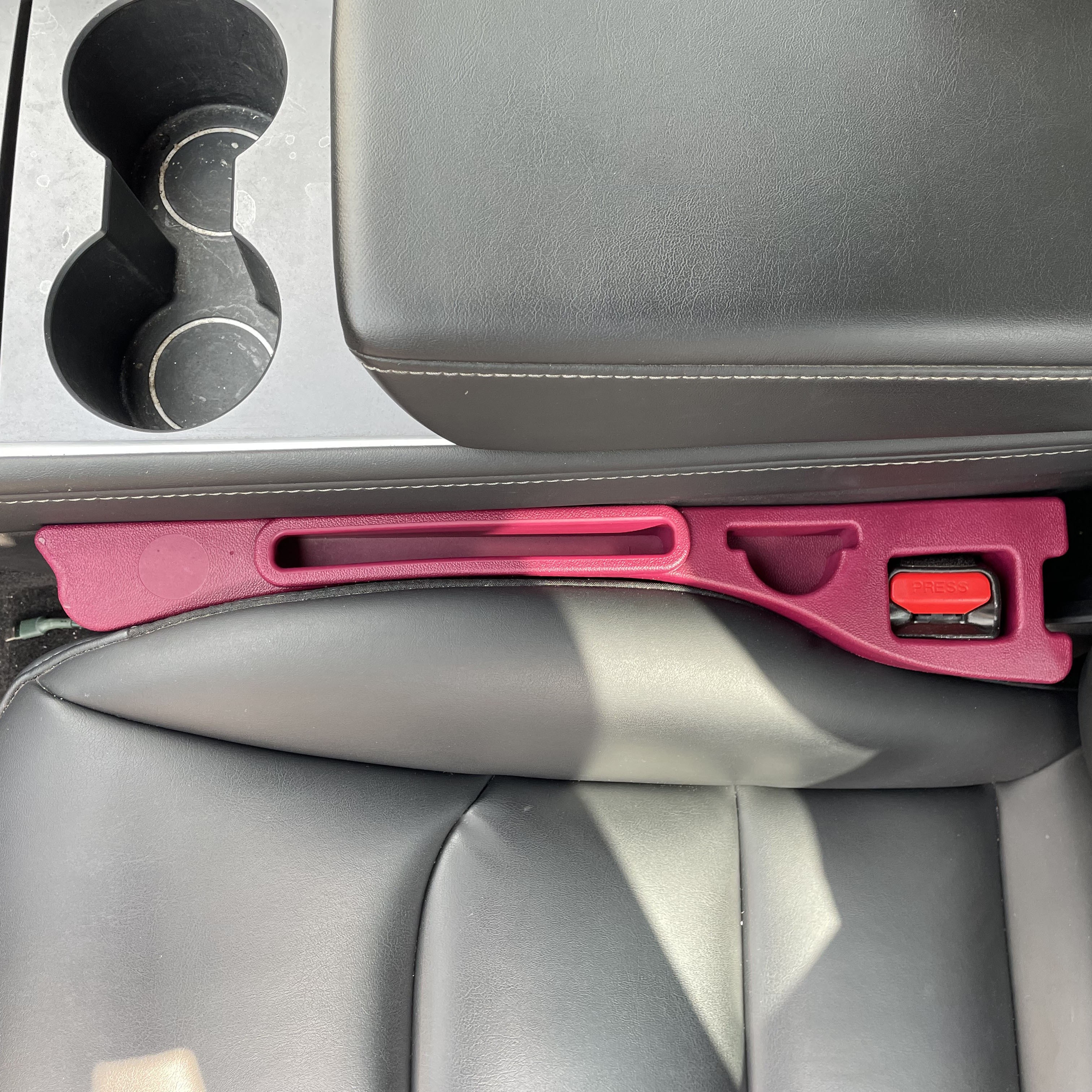 Aufbewahrungsbox für Auto-Sitzspalten mit USB-Ladegerät, Organizer