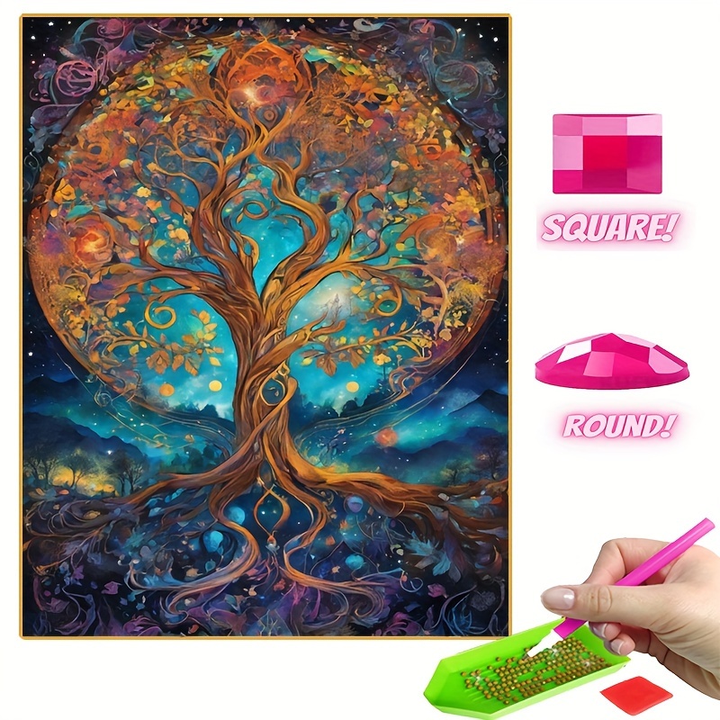 

Diamond Art Painting Kit Tree Of Life New Series 2023 Full Diamond Mosaic 5d Diy Cross Stitch Kit Diamond Art Home Decor