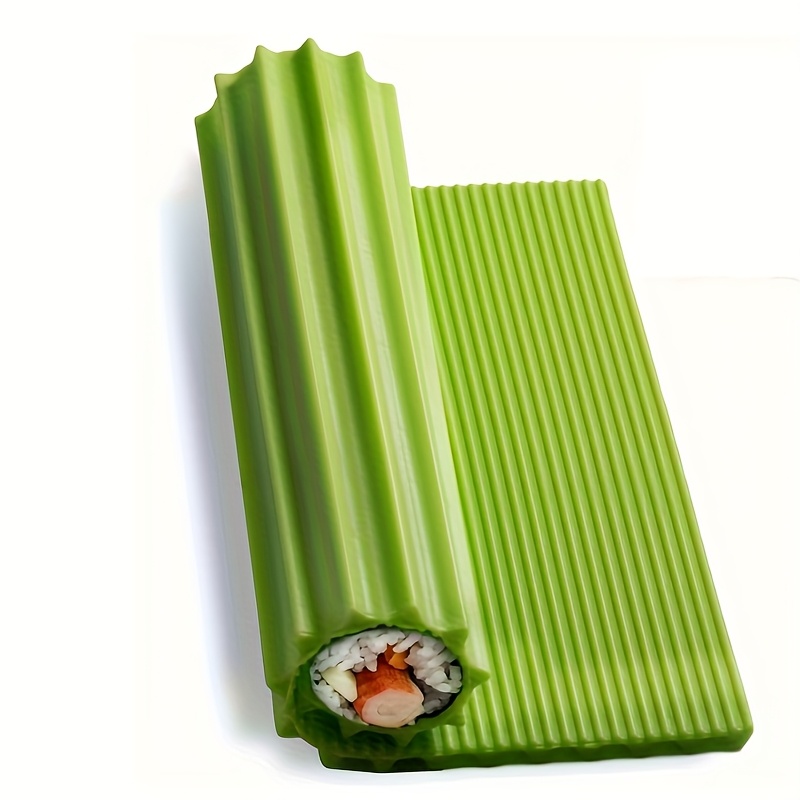 TEMU 1pc High-quality Silicone Sushi Making Tool - Easy-to-use Sushi Mat & Roller For Perfect Sushi Rolls, Ideal For Outdoor Picnics And Camping, No