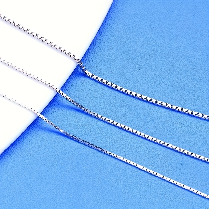 S925 Silver Thin Necklace for Women Durable Everyday Chain