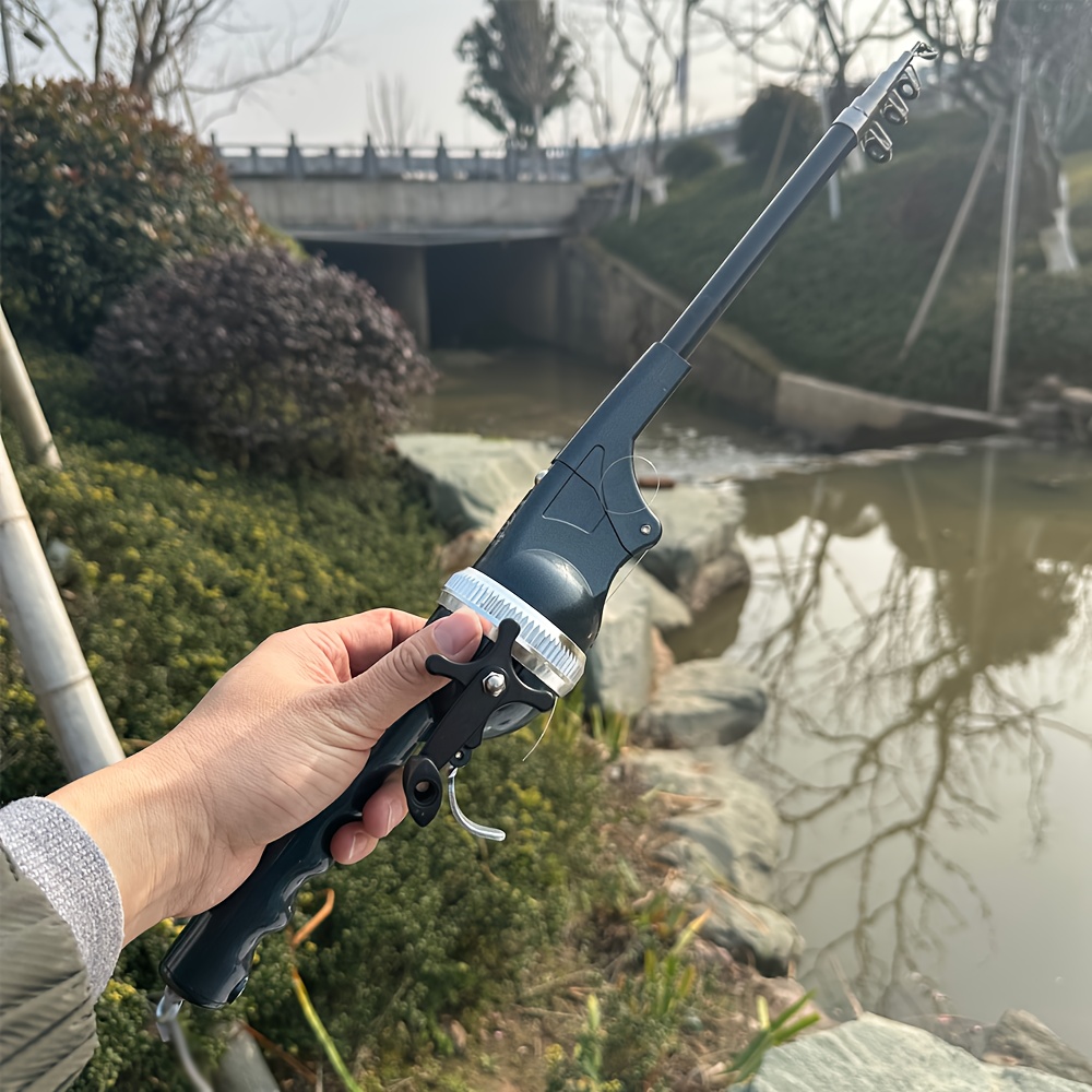 foldable telescopic fishing rod spinning reel Temu United Kingdom