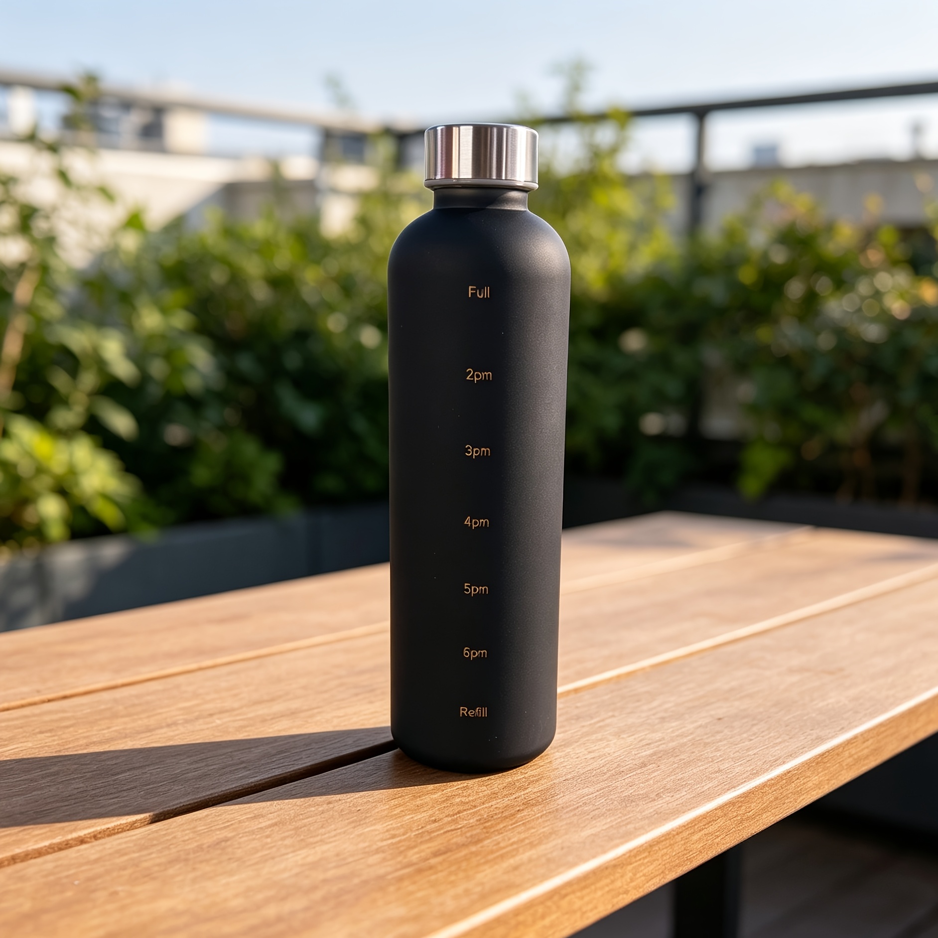 TEMU 800ml Large Capacity Frosted Matte Texture Sports Water Bottle Leak-proof And Drop-resistant Suitable For Exercise