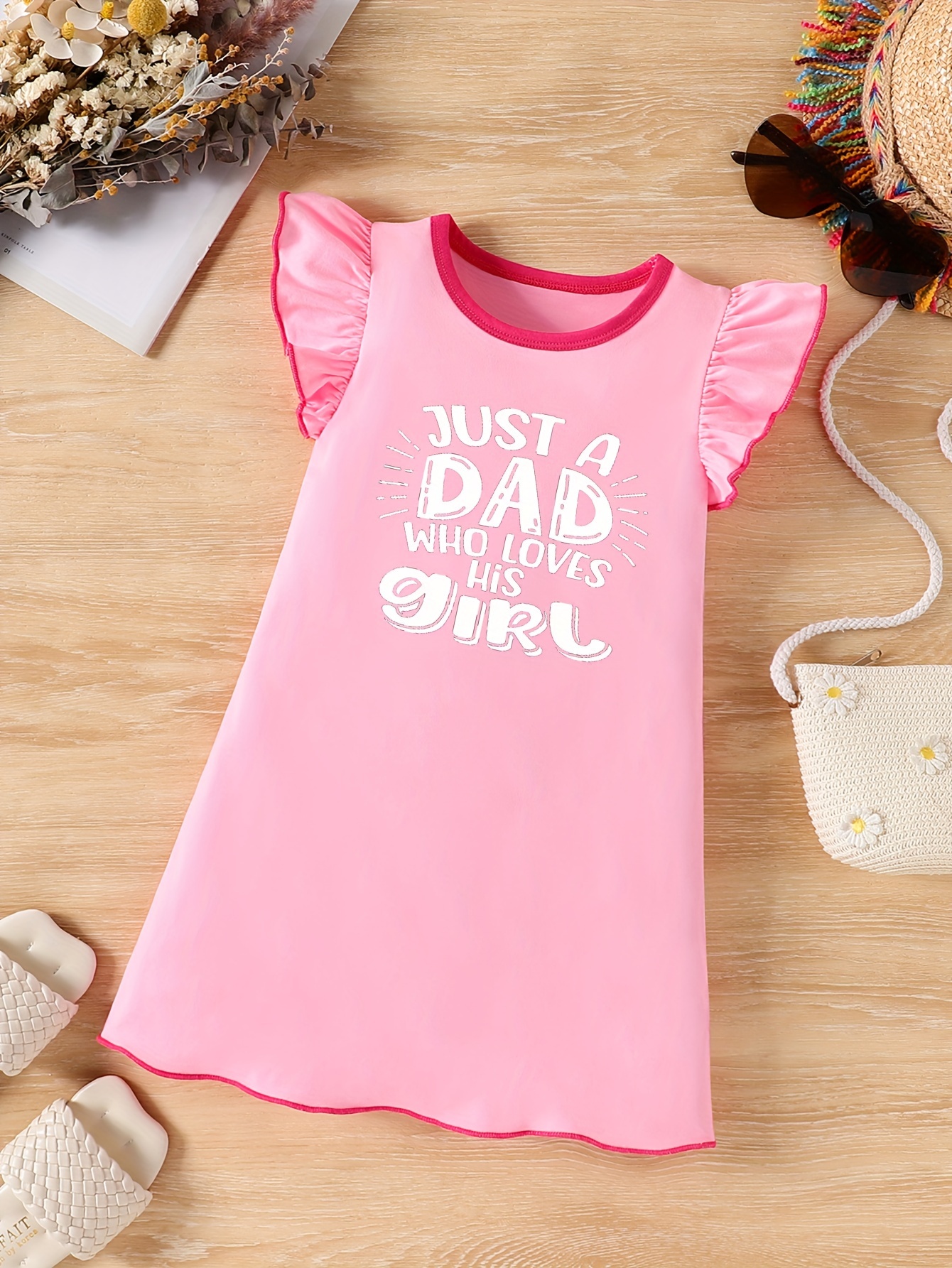little girl's dress from dad's shirt Daddy's Shirt Dress with Free Pattern