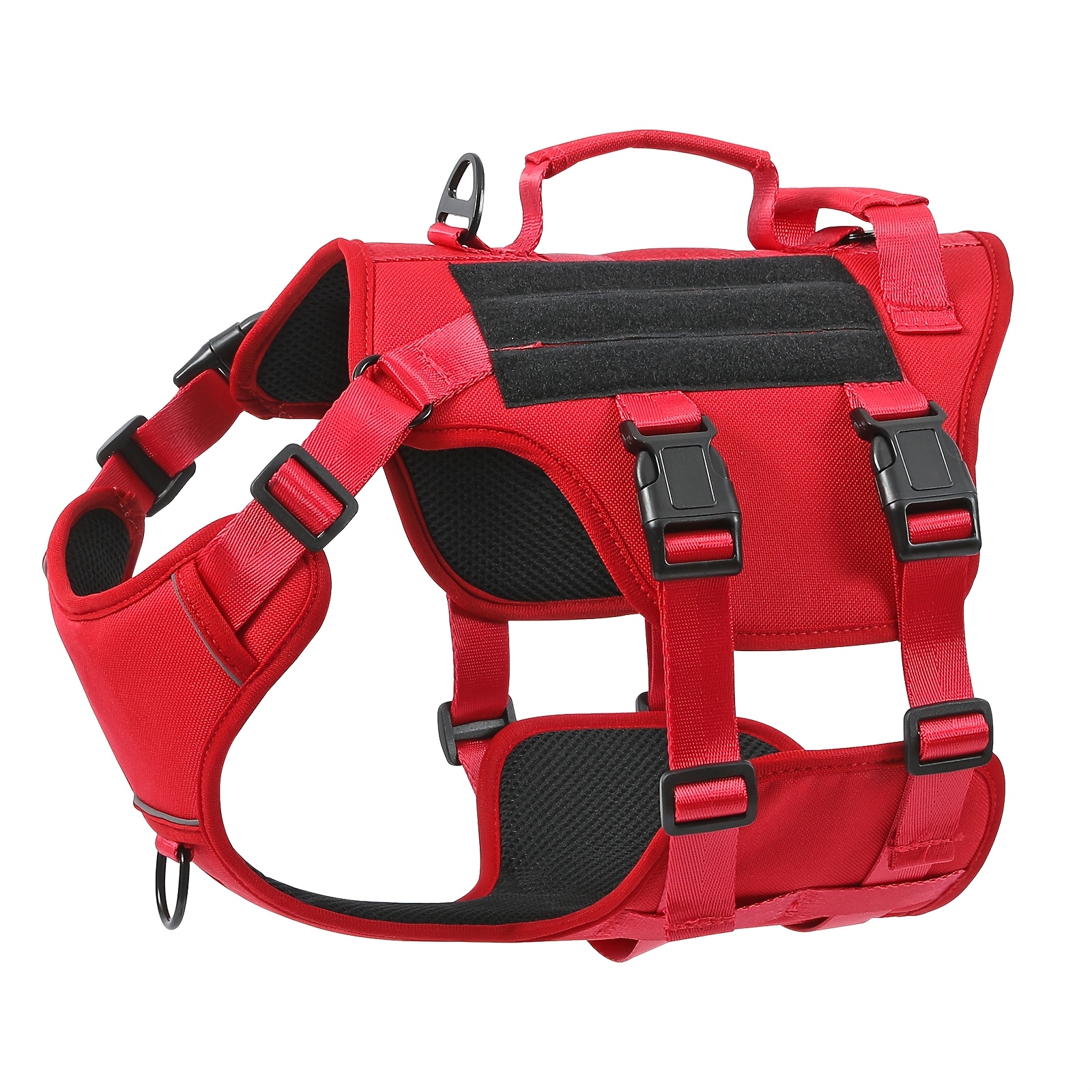 TEMU Escape Proof Dog Harness Soft Padded Full Body Pet Harness Reflective Adjustable Vest With Lift Handle And Leash Clip For Large Dogs Walking