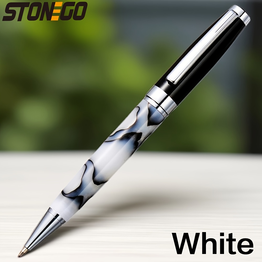 1pc twist away ballpoint pen elegant signature gift pen for men