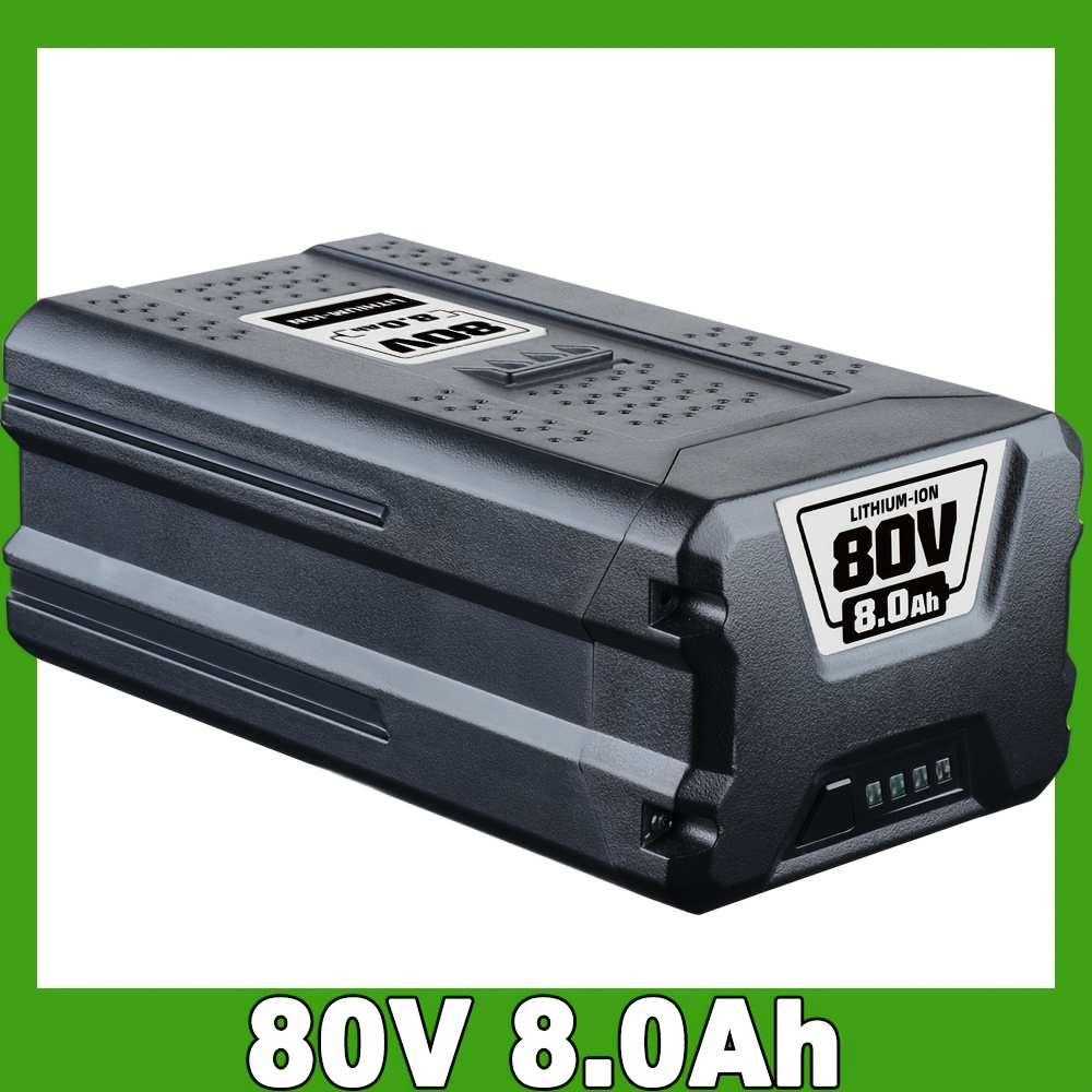 Image of 1 Pack 80v 8.0ah Gba80200 Replacement For 80v Battery Gba80200 Gwl1840 Gba80250 Gba80500 Gba80400 Compatible With 80v Cordless Power Tools