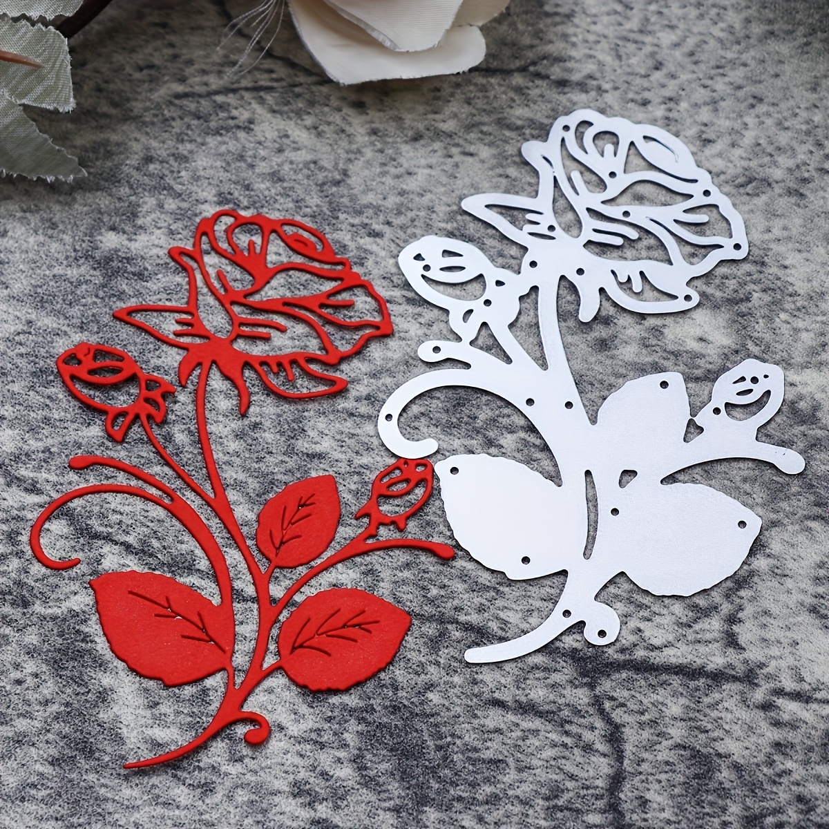 TEMU Set de moules de découpe en métal - Modèle professionnel de bricolage pour scrapbooking, outil pour carte de vœux à de loisirs créatifs de