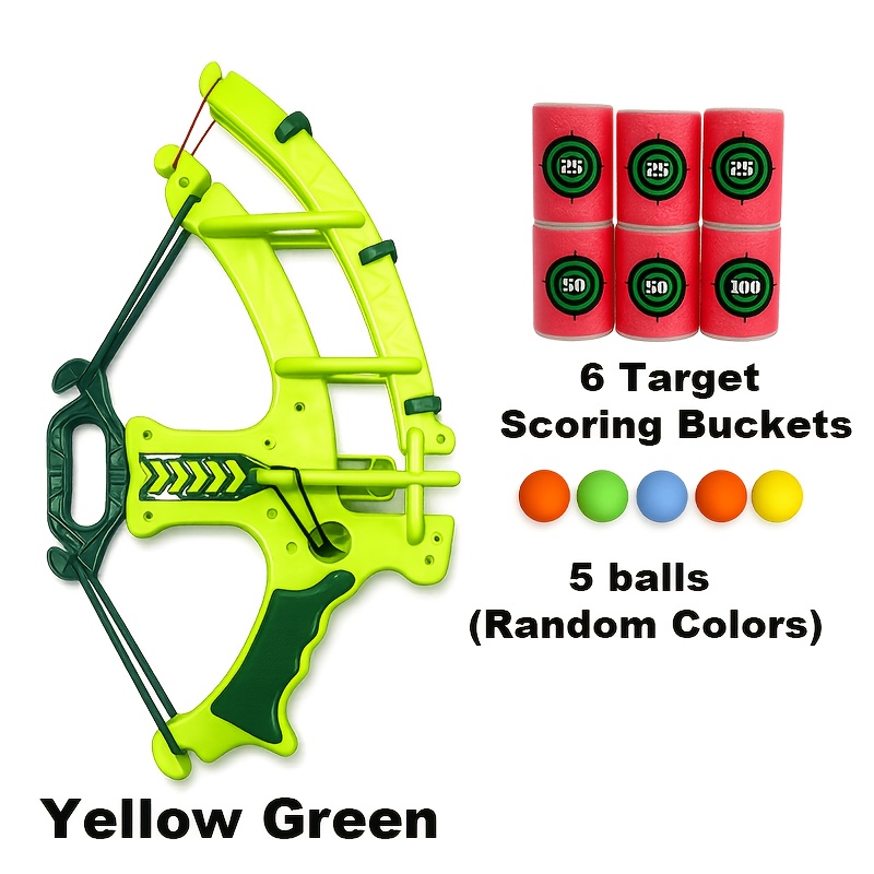12pcs Bow and Arrow Toy Set with Foam Buckets