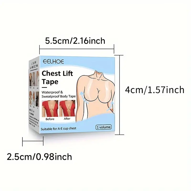 Stick-On Lifting Bra Tape, Self-Adhesive Invisible Push Up Bodytape,  Women's Lingerie & Underwear Accessories