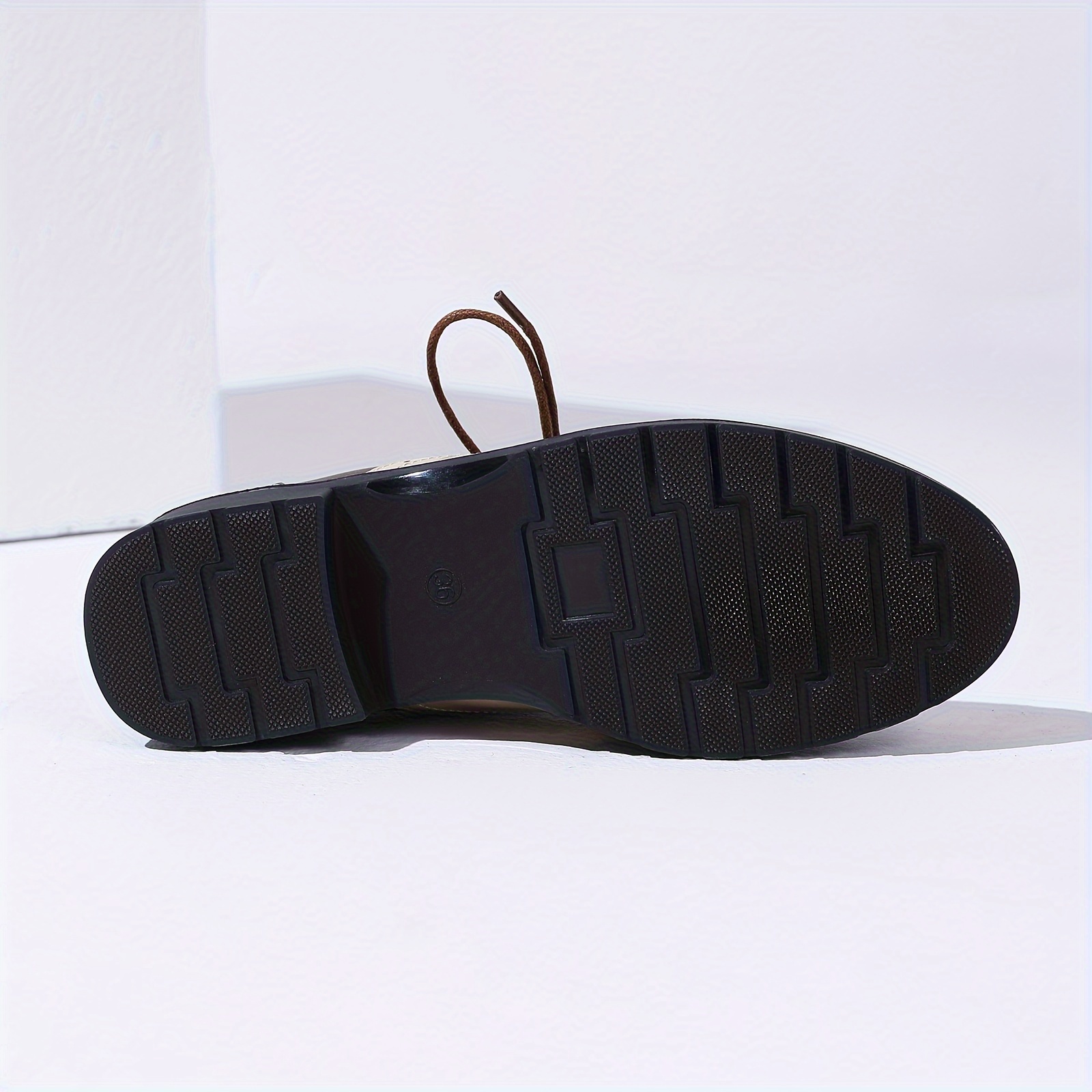 2024 New British Style Retro Color-Block Lace Women's Loafers