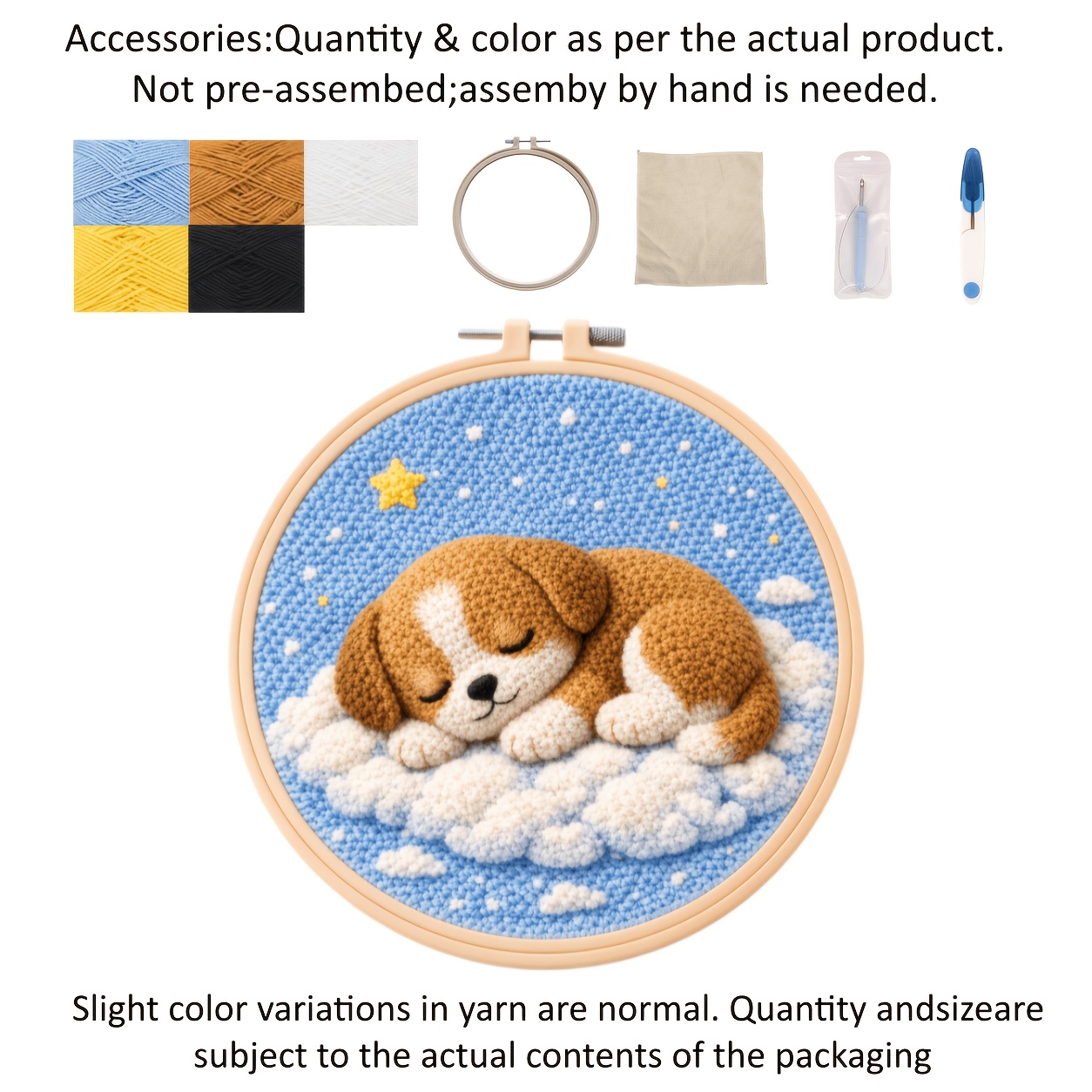 Animal Punch Needle Embroidery Kit for Adults