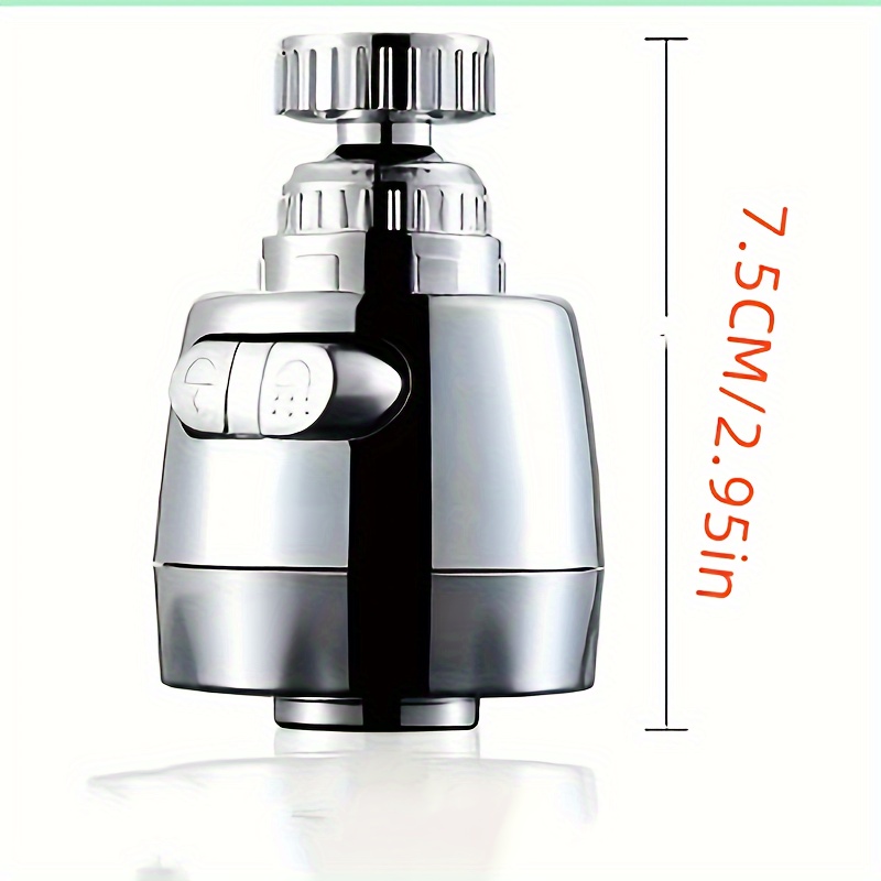 360° Rotatable Kitchen Faucet Aerator - 2 , Sink Extender, Water- Bohemian Style Sprayer Head Rv Kitchen Faucets