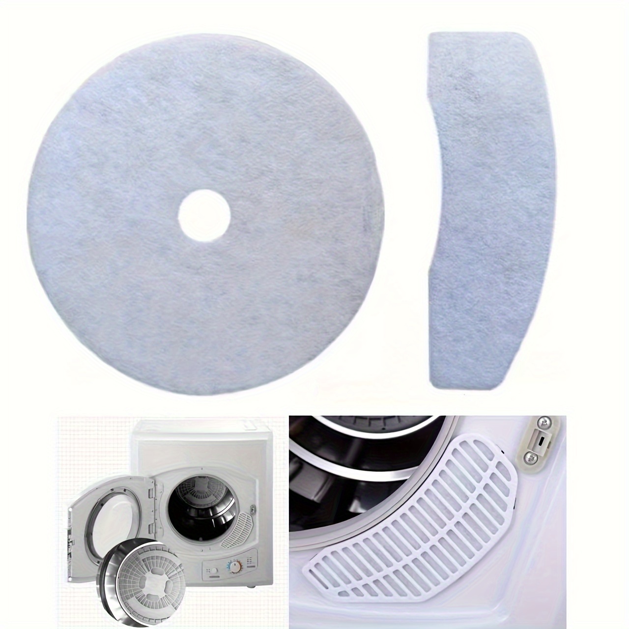 

20pcs Dryer Vent Filters - Premium Lint & Dust For Washing Machines, Enhancement Accessories