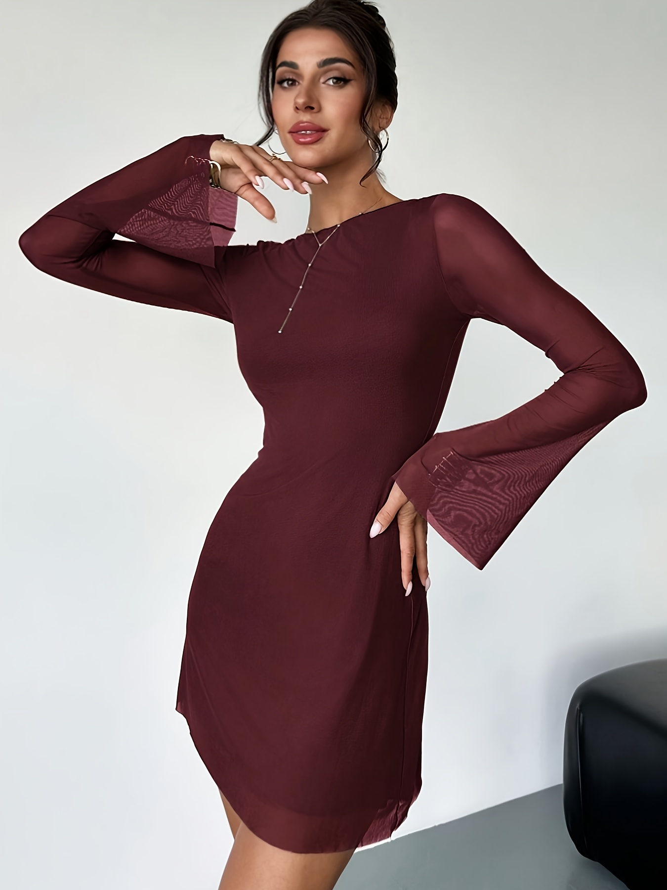 strapless open back dress Dolce & Gabbana Red Lace Floral Mini Dress – AmeOro main image 1